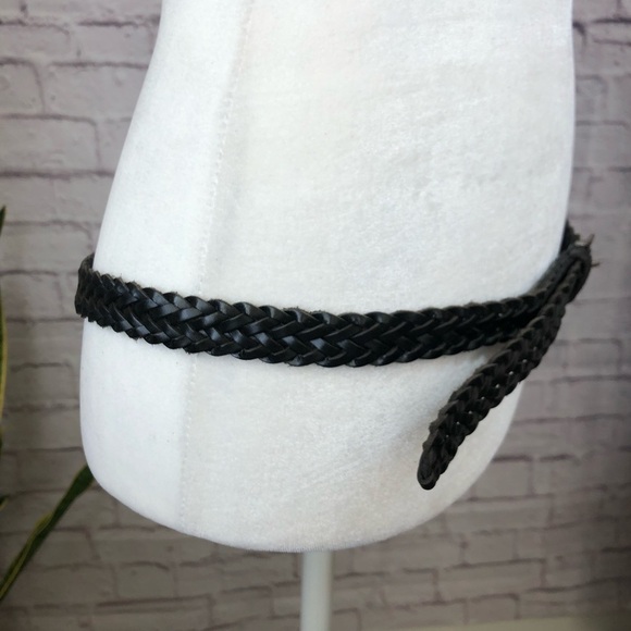 Genuine leather braided belt - Picture 2 of 4